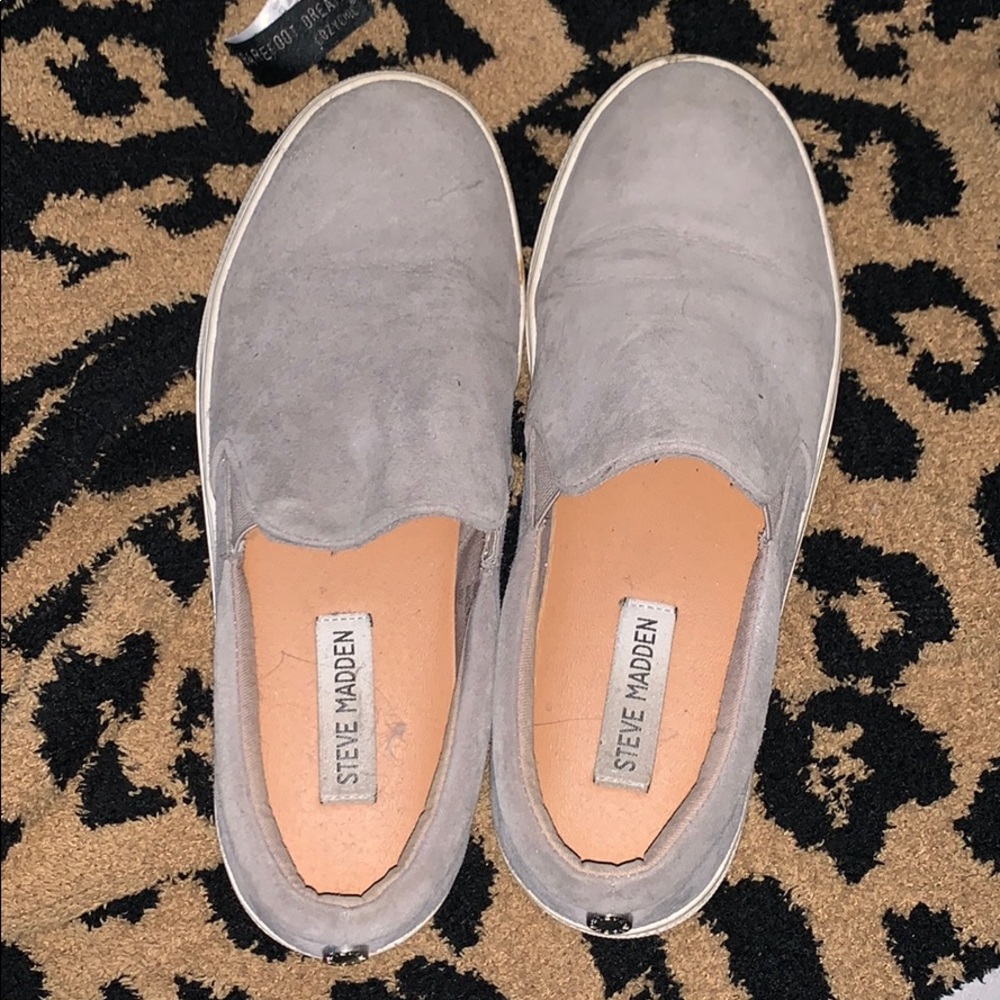 Grey sneakers